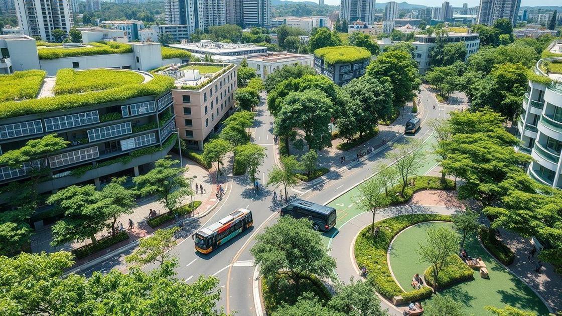 Tendências em projetos urbanos sustentáveis: do verde nas cidades ao uso inteligente de espaços